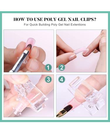 Morovan Poly Gel Nail Kit with 48W LED Lamp and Glitter Prep - Extension Gel, Primer, & Nail Art Supplies - Buy Online on SooperMarket.com