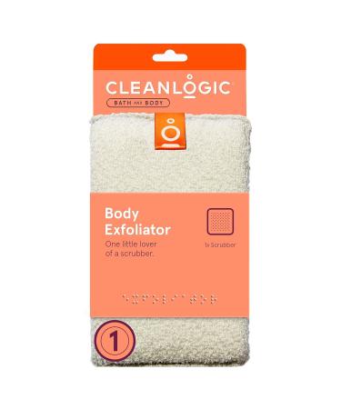 Cleanlogic Exfoliating Body Scrubber - Small Size, Assorted Colors (Pack of 6) - Buy Online on SooperMarket.com