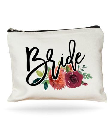 Moonwake Designs make-up bag bridal gift gift for bride wedding cosmetic bag autumn make-up bag wedding gift