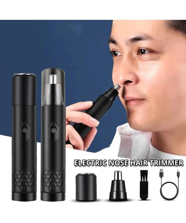 TEMKIN USB Rechargeable Nose Hair Trimmer Electric Mini Waterproof Hair Remover for Men & Women | Precision Nose Cleaning Scissors - Buy Online on SooperMarket.com
