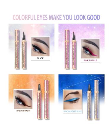 DekRion Liquid Eyeliner - Moonlight Blue | Smudgeproof, Waterproof, Long-lasting - Buy Online on SooperMarket.com