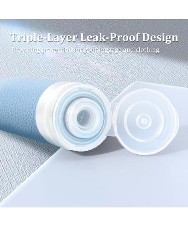 Etopgo 17 Pack Travel Bottles for Toiletries TSA Approved Leak Proof Silicone Squeezable Containers Travel Accessories for Conditioner Shampoo Lotion & Body Wash - Buy Online on SooperMarket.com