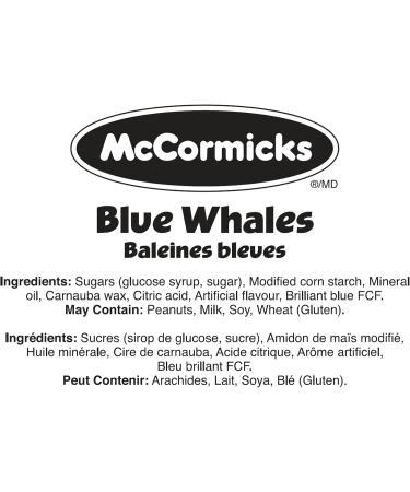 McCormicks Blue Whales - Gummies - Bulk Candy Bag 1.8kg - Buy Online on SooperMarket.com