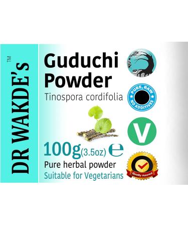 Buy Guduchi Powder (Tinospora cordifolia) 100g - Immune Support & Wellness Supplement - International Shipping Available - Buy Online on SooperMarket.com