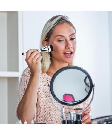 Cosmetic Applicator - Thin Brushes with Sponge Tip and High Makeup Brush Sets Base Brush Super Slim Foundation Brush with Flat Head and Sponge Blending Brush for Liquid Fo - Buy Online on SooperMarket.com
