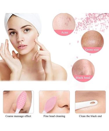 10Pcs Silicone Exfoliating Lip Brush Set - Double-sided Soft Brushes for Lip and Nose Blackhead Cleanse - Lip Scrubber for Smoother Fuller Lips - Women's Beauty Tools - Buy Online on SooperMarket.com