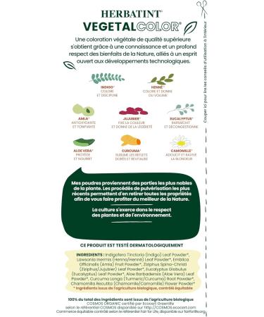 Herbatint Vegetal Color Bio 100g - Hot Chocolate Power - Buy Online on SooperMarket.com