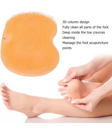 Premium Shower Foot Scrubber | Large Suction Cup Cleaning Mat for Foot Care & Exfoliation - Buy Online on SooperMarket.com