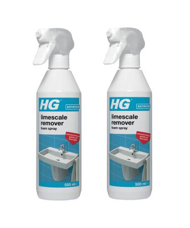 HG Limescale Remover Foam Spray Professional Grade Limescale Remover (500ml) - 218050106 & Limescale Remover Foam Spray Professional Grade Limescale Remover (500ml) - 218050106 + Limescale Remover Foam Spray