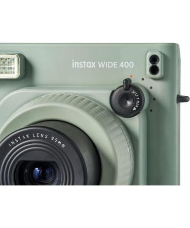 instax WIDE 400 instant camera  Automatic exposure and flash control  WIDE picture format  tripod socket  Green  Film sold separately - Buy Online on SooperMarket.com