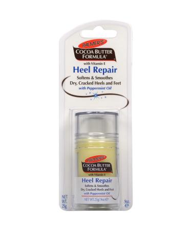 Palmer's Cocoa Butter Formula Heel Repair  Foot Balm Stick for Cracked Heels & Feet  No-Mess Stick Applicator  0.9 Ounce