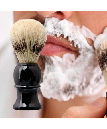 Magidaal Synthetic Hair Shaving Brush - Black PP Handle 3.7 Inch Hairdressing Accessory for Wet Shaving - Buy Online on SooperMarket.com