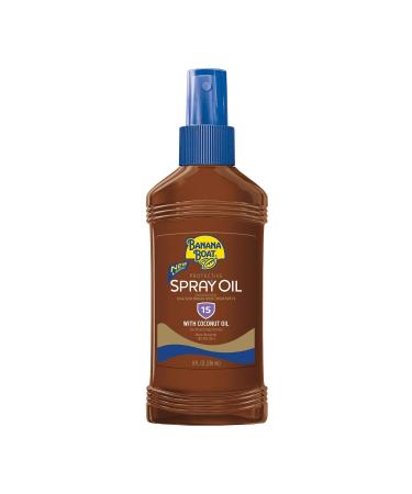 Banana Boat SPF 15 Protective Spray Oil Sunscreen 8 oz - Pack of 3 - Buy Online on SooperMarket.com