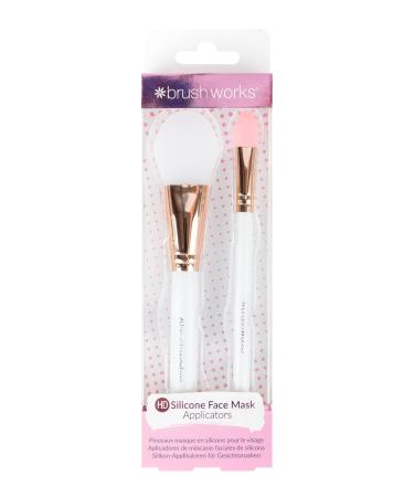 Brushworks Silicone Face Mask Applicators - 2 Pack
