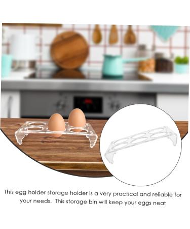 Hemoton Acrylic Egg Holder 1 Set Refrigerator Eggs Egg Carrier Egg Holder Egg Container Egg Organizer Shelf Storage Egg Carton - Buy Online on SooperMarket.com