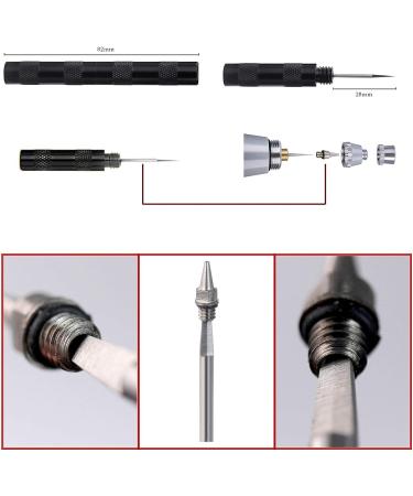 SAGUD 19-Piece Airbrush Cleaning Kit with Glass Cleaning Pot and Accessories - Buy Online on SooperMarket.com