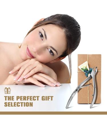Feryes Nail Skin Clippers - 2 in 1 Professional Nail Shaver & Stainless Steel Nail Skin Remover | 6mm Full Jaw Pliers - Silver Color - Buy Online on SooperMarket.com