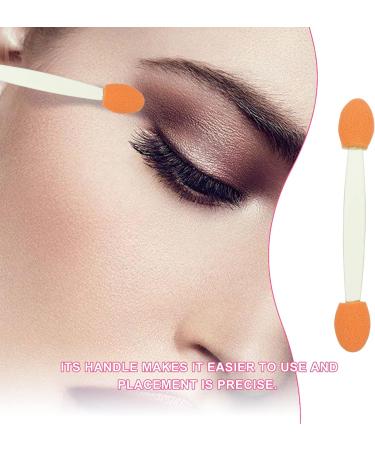 MUSISALY 100pcs Double Ended Eyeshadow Brush Eyeshadow Brush Sponge Double-sides Eye Brush Green Emulsion - Buy Online on SooperMarket.com