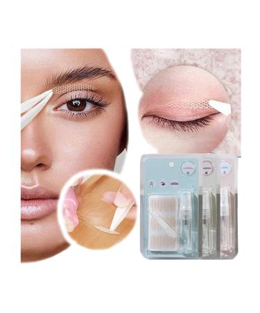 Invisible Eye-Lifting by Sticked 240 PCs Double Eyelid Tape Eye Lider Tape Invisible Instant Eye Lift Strips Instantly Enlarge the Eyes convenient for makeup (L (6x30mm)))