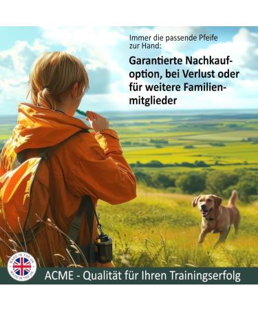 ACME Dog Whistle No. 211.5 - Original UK Quality Loud & Far-Reaching | FREE Whistle Band | Chocolate Brown - Buy Online on SooperMarket.com