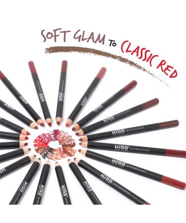 kiss new york Professional Slim Lip Pencil in Cappuccino - Creamy, Long-Lasting Lip Liner for Natural, Water-Resistant Lip Makeup - Buy Online on SooperMarket.com