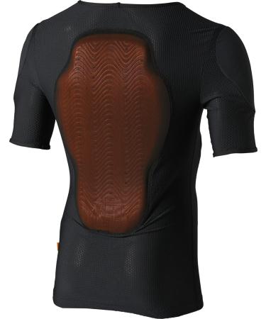 Fox Unisex Youth Baseframe Pro Short Sleeve Mountain Biking Guard Jersey - S Black | International Shipping Available - Buy Online on SooperMarket.com