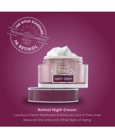 Anti-Aging Retinol Night Cream | Restorative Moisturizer for Younger Looking Skin - Buy Online on SooperMarket.com