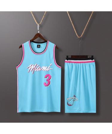 Shop 2023/2024 Basketball Jersey & Shorts for Kids & Adults - Sleeveless Suit D-3 Blue L - Buy Online on SooperMarket.com