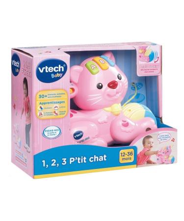 Vtech - 158 255 - Pull Toy - Little Cat 1 2 3 - Roses