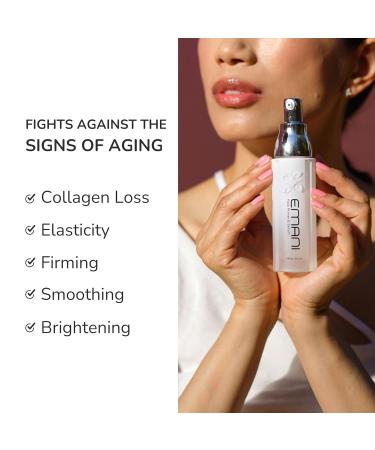Emani Halo Vegan Anti-Aging Collagen Serum | Fine Lines Wrinkles & Texture Relief - 1.18 fl oz - Buy Online on SooperMarket.com