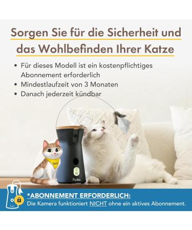 Furbo 360 Cat Camera | Premium Security Package | Intelligent Toy & Home Monitoring - Subscription Required - Buy Online on SooperMarket.com