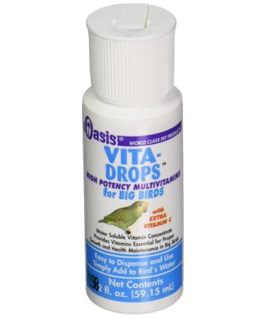 OASIS #80058 Vita Drops for Big Birds, 2 oz.