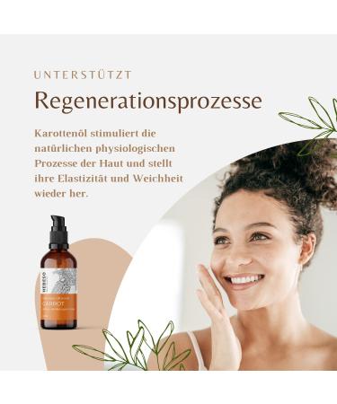 100% Organic Cold Pressed Carrot Oil - 100ml | Beautiful Tan & UV Protection | Restores Elasticity & Smoothness - Buy Online on SooperMarket.com