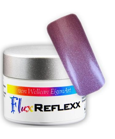 UV Gel Flux REFLEXX shimmer effect - burgundy/blue
