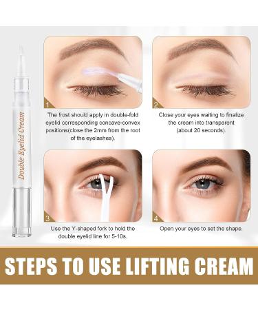 Invisible Waterproof Eyelid Tape for Droopy, Hooded, Single, and Uneven Mono Eyelids - Clear - Buy Online on SooperMarket.com
