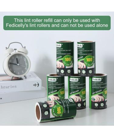 Fedicelly Pet Hair Lint Roller Refills Mega Value Set - 600 Sheets for Cat and Dog Hair Removal (Pack of 6) - Buy Online on SooperMarket.com