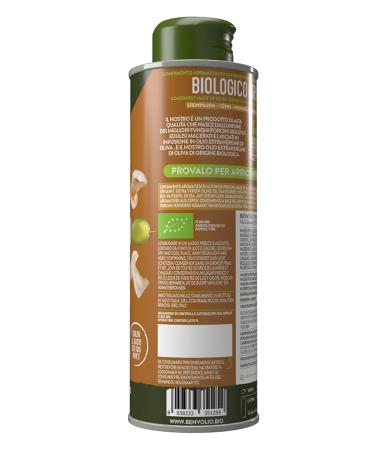 Organic Extra Virgin Olive Oil with Porcini Mushrooms - BENVOLIO 250ml | Premium International Shipping - Buy Online on SooperMarket.com