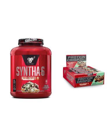 BSN Syntha-6 Cold Stone Creamery Mint Mint Chocolate Chocolate Chip 4.56 lb (2.07 kg)
