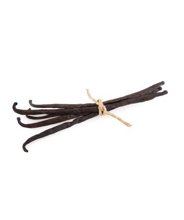 5 Organic Madagascar Vanilla Beans. Whole Grade A Vanilla Pods for Vanilla Extract and Baking