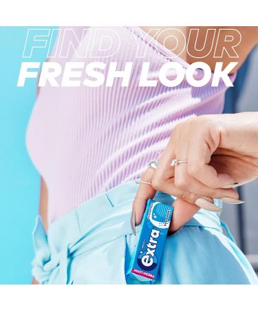 Extra Chewing Gum Variety Pack Bundle Peppermint Spearmint Strawberry Blueberry Flavours & More Sugar Free Selection Bulk Box 600 Pieces (60 packs) Pack of 1 - Buy Online on SooperMarket.com