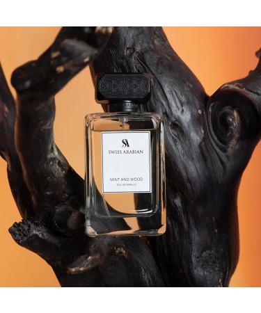 Swiss Arabian Mint and Wood for Men - Sophisticated Modern Man's Fragrance - Spicy Woody Fragrance with Lemon Cardamom and Tonka Bean - 3.4 oz - Buy Online on SooperMarket.com