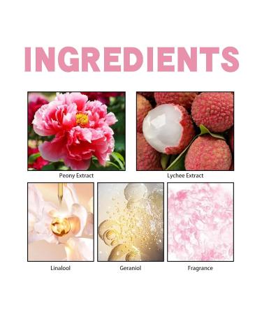 Women's Perfume Spray Portable Long Lasting Peony Lychee Experience Fragrance Natural Fresh Charming Cologne (2PACK) - Buy Online on SooperMarket.com