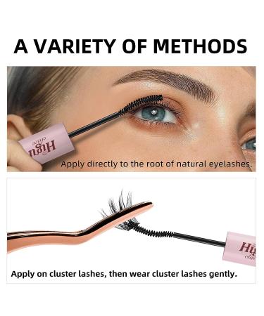 Lash Bond and Seal Cluster Lash Glue Mascara Wand | Infused with Biotin & Vitamin E | Super Strong Hold for 72 Hours | All Day Wear | DIY Eyelash Extension Bond | 1 Count - Buy Online on SooperMarket.com