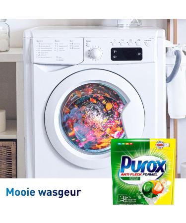 PUROX CAPS UNIVERSAL Washing Caps for Colored Textiles - 22 WL 396g Unscented Doypack Detergent - 22 Pieces | International Shipping - Buy Online on SooperMarket.com