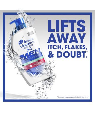 Head & Shoulders 2-in-1 Anti Dandruff Shampoo & Conditioner Twin Pack - Lemon-Lime Scent - 31.4 Fl Oz - Old Spice Pure Sport - Buy Online on SooperMarket.com