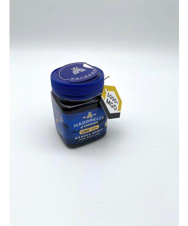 Haddrell's of Cambridge Manuka Honey | UMF 22+/MGO 970+ | Natural Premium New Zealand Manuka Honey | 250 Grams - Buy Online on SooperMarket.com