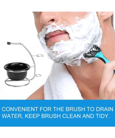 Premium Razor Holder Set - Men's Grooming Organizer with Foam Soap Peel | Perfect for Home Bathroom & Hairdressing Shops - Buy Online on SooperMarket.com