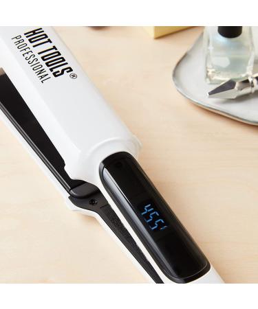 Hot Tools Nano Ceramic Digital Flat Iron 1.5 Inch Plates - Professional Hair Styling Tool - Buy Online on SooperMarket.com