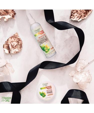 Hawaiian Silky Apple Cider Vinegar Leave-in Conditioner 8 fl oz - Static-Free Hair Care with Black Castor Oil for Growth - Natural Treatment for All Hair Types Including Color-Treated - Buy Online on SooperMarket.com