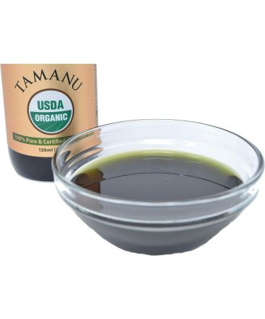 Organic Tamanu Oil - USDA Certified, Cold Pressed, 100% Pure & Unrefined (4oz) - Natural Moisturizer for Face, Hair & Skin Care - Buy Online on SooperMarket.com